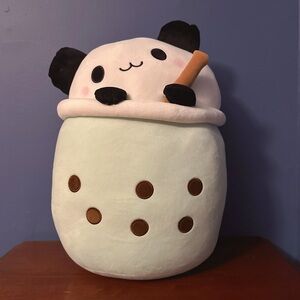 NWT Rare Takashoji Jumbo 22” Cute Panda Boba Milk Tea Plush